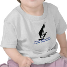 Future windsurfer black, blue windsurfing custom shirt