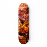 Futuristic City Monkey King orange original Skate Board