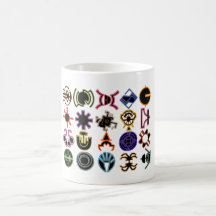 Futuristic Cosmic Runes Mug