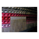 Futuristic Metro, Prague Greeting Card