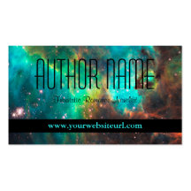 Futuristic or Sci Fi Author Business Card