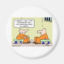 fuzz busters prisoner cell refrigerator magnet