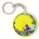 Fuzzy Bee Key Chain keychains