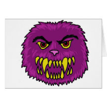 Fuzzy Monster Art Card