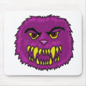 Fuzzy Monster Art mousepads