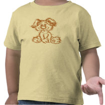 Fuzzy Puppy T-Shirt for Toddlers