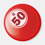 G 50 BINGO BALL FRIDGE MAGNET