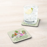 G. B. Shaw Vegetarian Quote Beverage Coaster