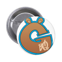 G-Bo Pinback Button