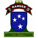 G Co, 75th Infantry Regiment - Ranger, Vietnam photo sculptures