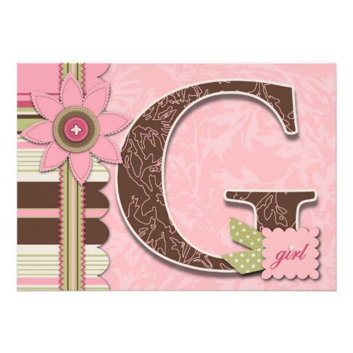 G Girl Invitation