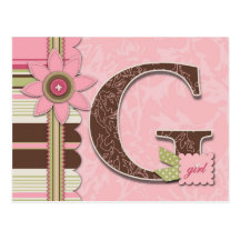 G Girl Postcard