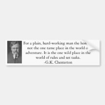 G.K. Chesterton Bumper Stickers