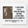 G.K. Chesterton Dead Thing Stream Living Thing Mouse Pads
