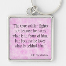 G.K. Chesterton Key Chains