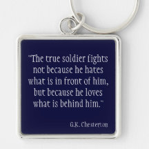 G.K. Chesterton Keychain