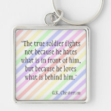 G.K. Chesterton Keychain