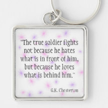 G.K. Chesterton Keychain