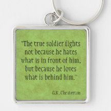 G.K. Chesterton Keychains