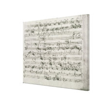 G major for violin, harpsichord and violoncello 2 gallery wrap canvas