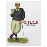 G.O.L.F. GENTLEMEN ONLY LADIES FORBIDDEN flyers