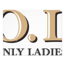 G.O.L.F. GENTLEMEN ONLY LADIES FORBIDDEN PERSONALISED ANNOUNCEMENTS