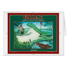 G.O.L.F. GREATEST OF LIFE'S FRUSTRATIONS GREETING CARDS