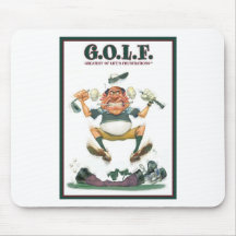 G.O.L.F. GREATEST OF LIFE'S FRUSTRATIONS MOUSE MATS