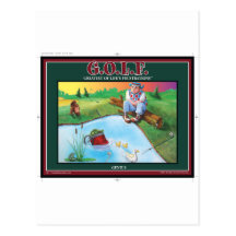 G.O.L.F GREATEST OF LIFE'S FRUSTRATIONS POSTCARDS