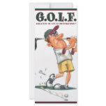 G.O.L.F. GREATEST OF LIFE'S FRUSTRATIONS rack cards