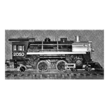 G Scale Model Train Custom Photo Card