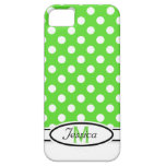 G & W Polka-dot Monogram  iPhone 5 Case