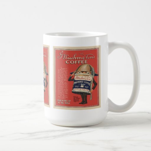 G Washington Instant Coffee WW1 Vintage Patriotic Mugs Zazzle