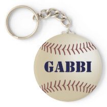 Gabbi Baseball Keychain