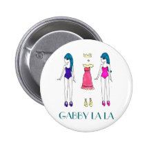 Gabby La La "dolls" button