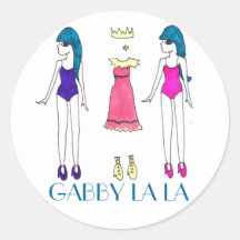 Gabby La La "dolls" sticker