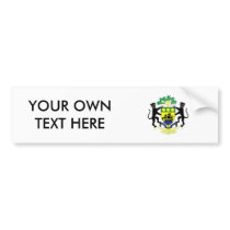 Gabon Coat of Arms Bumper Stickers
