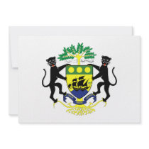 Gabon Coat of Arms Custom Announcement