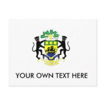 Gabon Coat of Arms Postcards