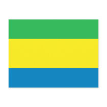 Gabon Flag Postcards