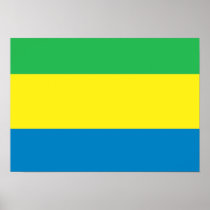 Gabon Flag Posters