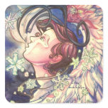 Gabriel Closeup Square Stickers