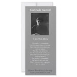 Gabriela Mistral rack cards