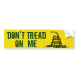 Gadsden Flag Dont Tread On Me bumper stickers
