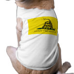 Gadsden Flag Dont Tread On Me pet clothing