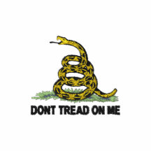 Gadsden Flag Dont Tread On Me Embroidered Hoody