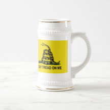 Gadsden Flag Dont Tread On Me Stein Coffee Mug