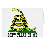 Gadsden Snake Don't Tread On Me cards
