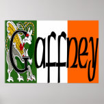Gaffney Celtic Dragon Print