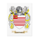 Gaffney Coat of Arms (Family Crest) postcards
